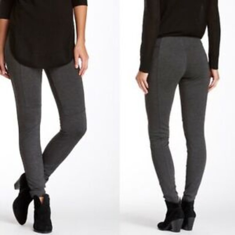 Kut From The Kloth Gray Ponte Knit Pull On Skinny Leggings Pants